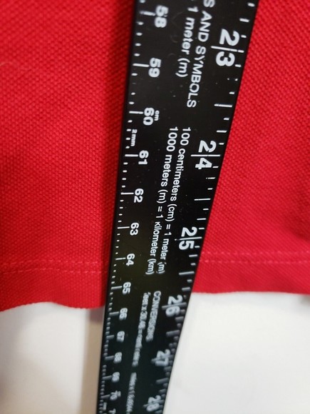 Eddie Bauer Women's Polo Shirts 5 Buttons Down Short Small Top Rouge Red - Picture 5 of 7
